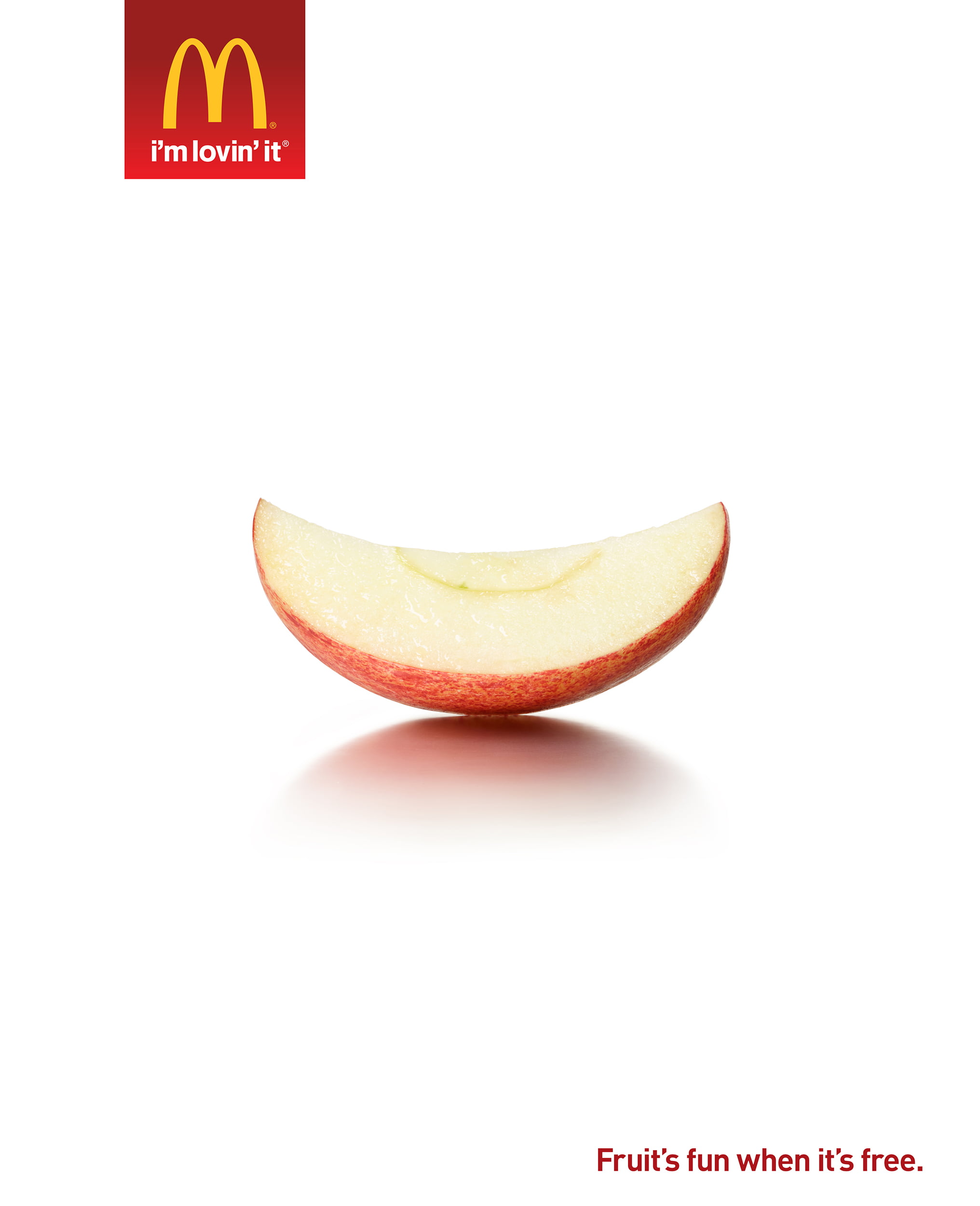 Chelsea Bloxsome | Food Photographer London McDonalds Free Fruit Press Ad print 1 1