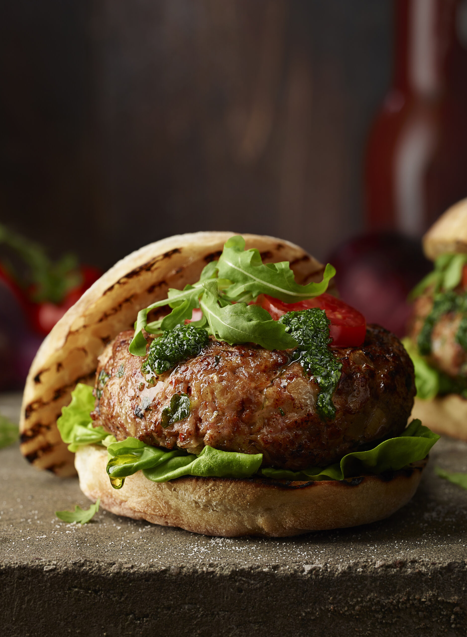 Chelsea Bloxsome | Food Photographer London turkey burger cropC scaled 1